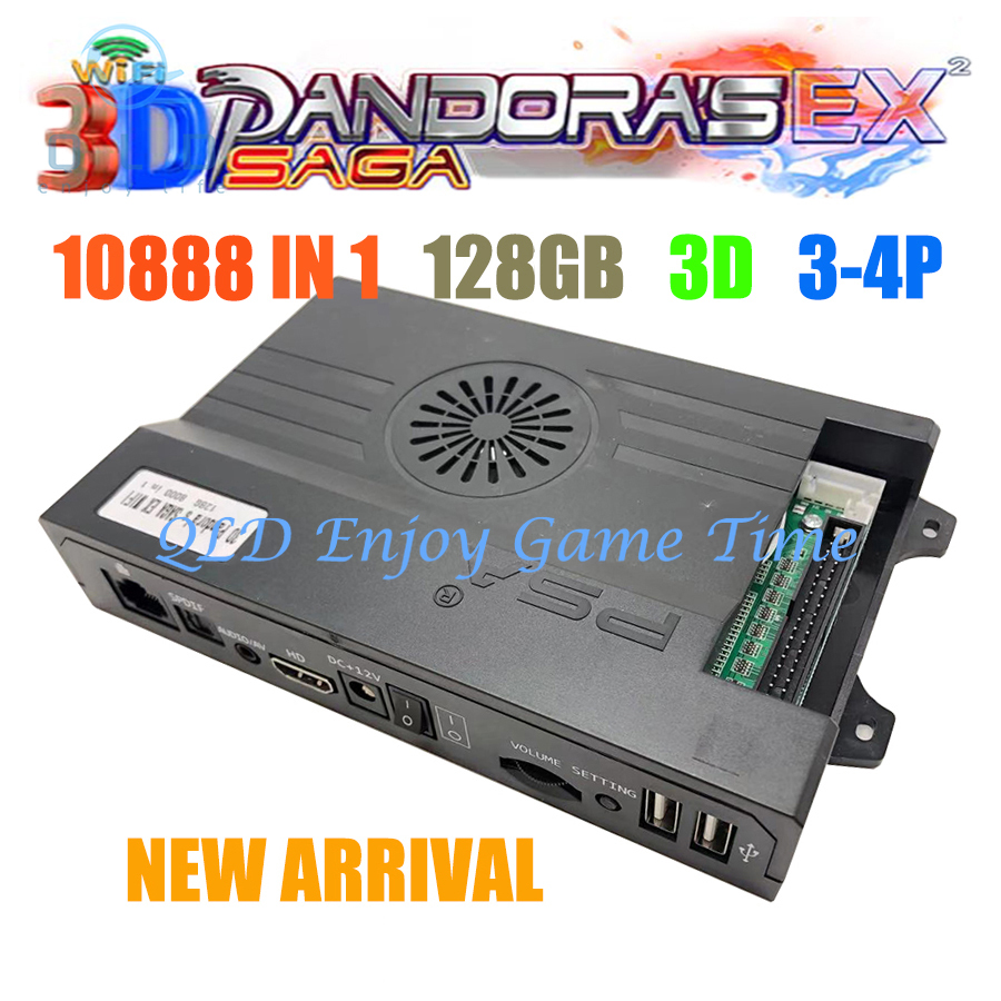 128GB 3D Pandora Saga EX2 Arca - Trackball Controller Arcade review and price