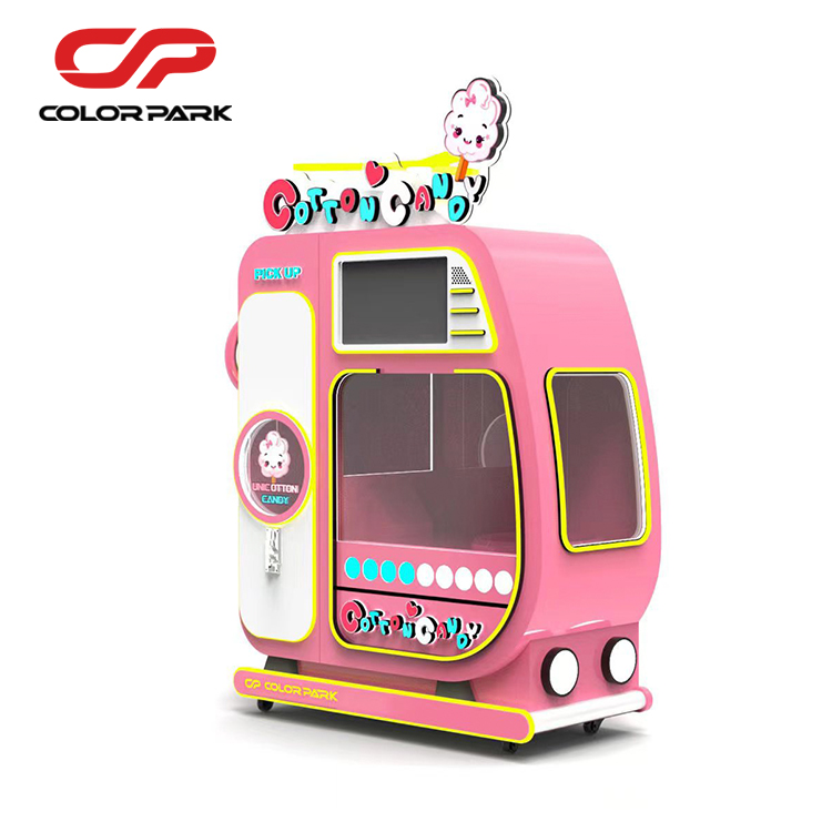 Colorful Automatic Cotton Cand - Bill Acceptor Vending review and price