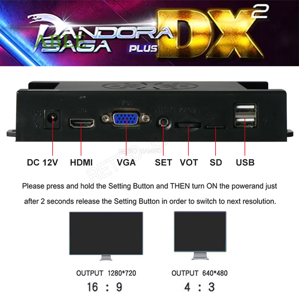 26800 in 1 Pandora Saga Box DX - Trackball Controller Arcade review and price
